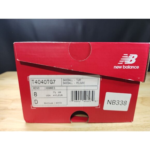 New Balance Size 8 Men Baseball turf - Picture 3 of 6